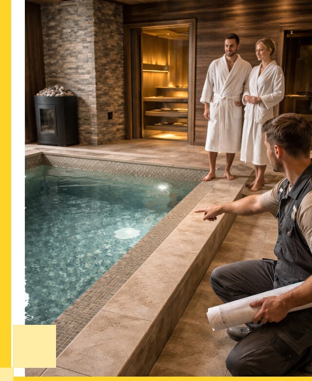 Проект бани с бассейном под ключ в Якутске от 67698 р. | ЭриданКтс