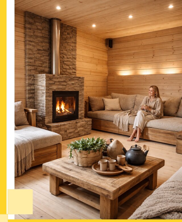 Проект бани с комнатой отдыха в Якутске от 36453 р. | ЭриданКтс