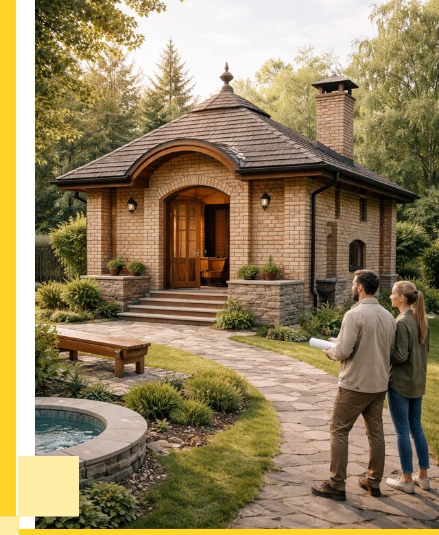 Проект кирпичной бани в Якутске от 31245 р. | ЭриданКтс