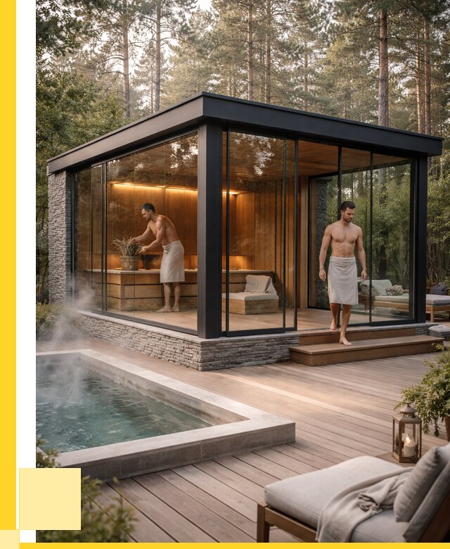 Стеклянные бани и двери в Якутске от 468675 р. | ЭриданКтс