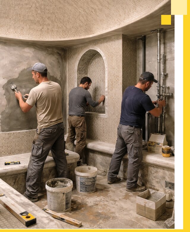 Профессиональный монтаж хамамов под ключ в Якутске с гарантией