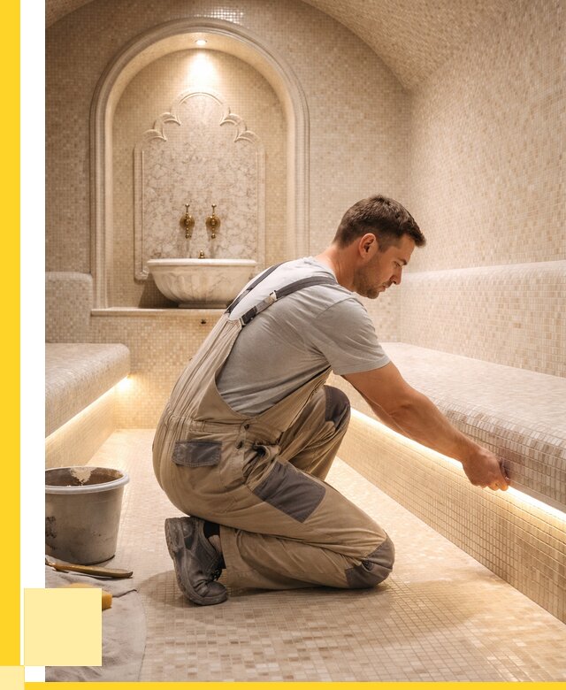 Отделка хамамов под ключ в Якутске от 5728 р. | ЭриданКтс