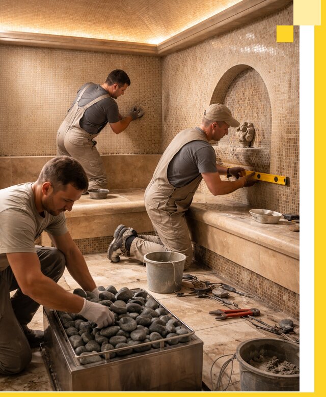 Проектирование и строительство хамама и сауны в Якутске