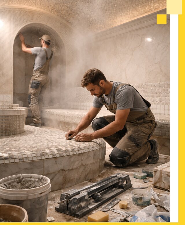 Профессиональный дизайн хамама и SPA под ключ в Якутске